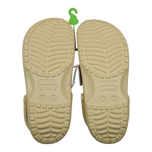 Crocs Classic Lockdown Clog Beige With Red Details Mens Size 10 Womens 12 - Picture 9 of 10